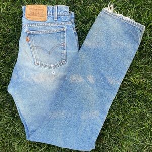 70s Levi’s Orange Tab Perfectly distressed